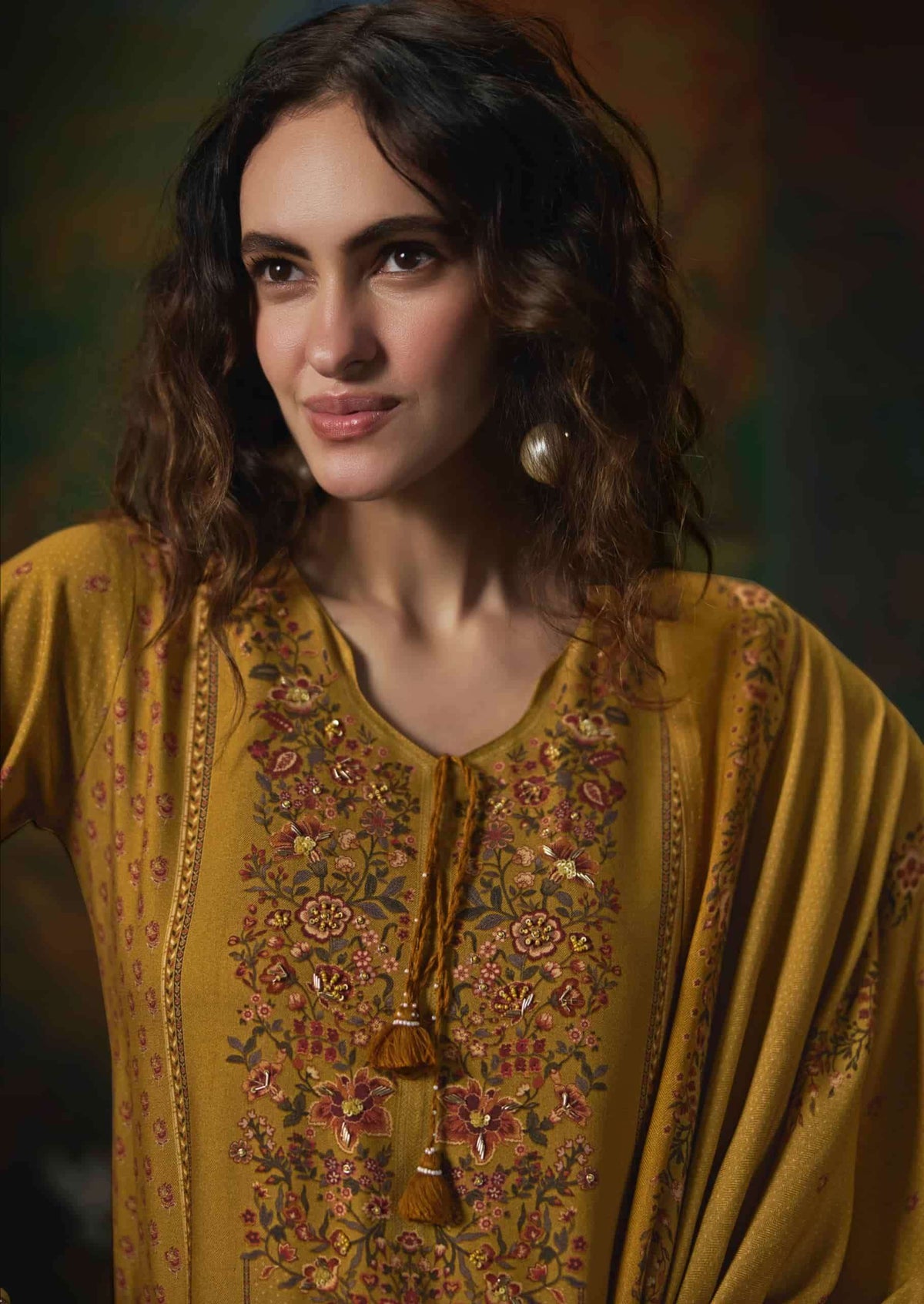 Sadhana Fashion Noor Pure Viscose Pashmina Digital Print Dress Material
