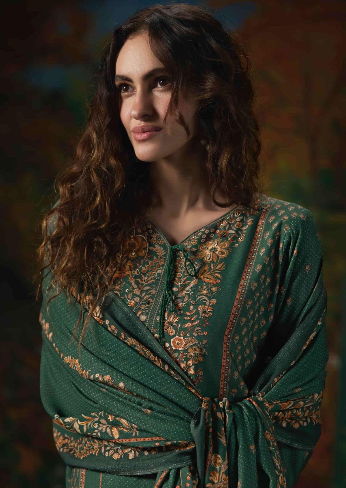 Sadhana Fashion Noor Pure Viscose Pashmina Digital Print Dress Material