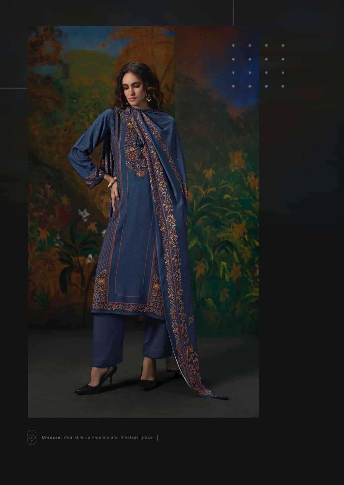 Sadhana Fashion Noor Pure Viscose Pashmina Digital Print Dress Material