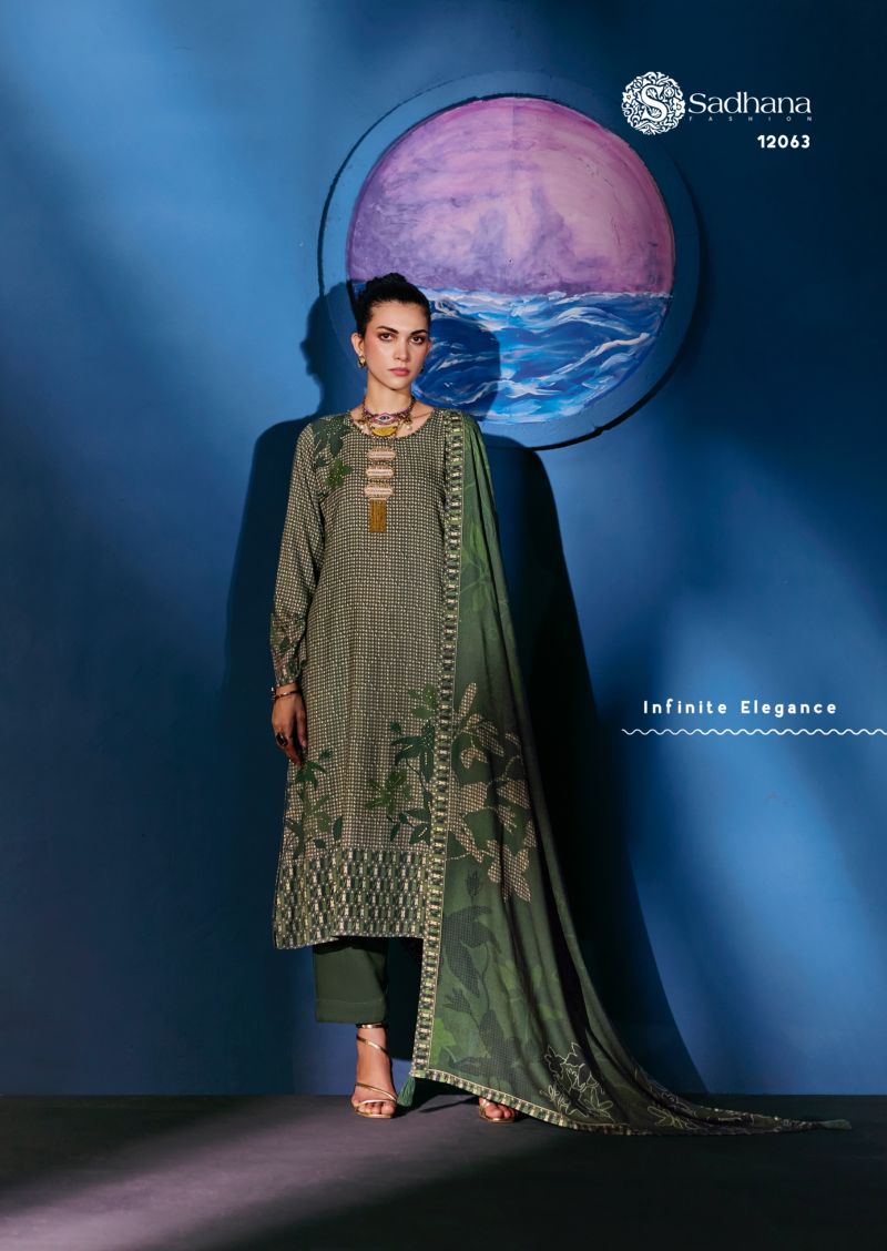 Sadhana Fashion Sadhana Celestial Weave Viscose Pashmina Dress Material