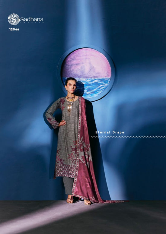 Sadhana Fashion Sadhana Celestial Weave Viscose Pashmina Dress Material