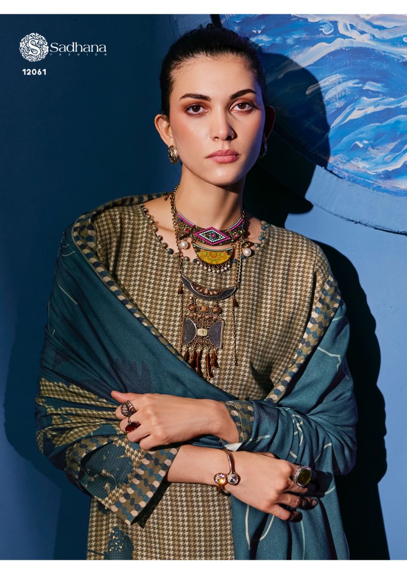 Sadhana Fashion Sadhana Celestial Weave Viscose Pashmina Dress Material