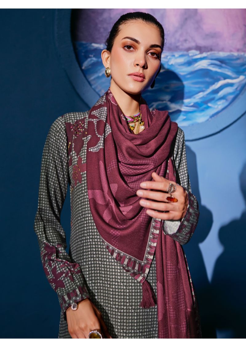Sadhana Fashion Sadhana Celestial Weave Viscose Pashmina Dress Material