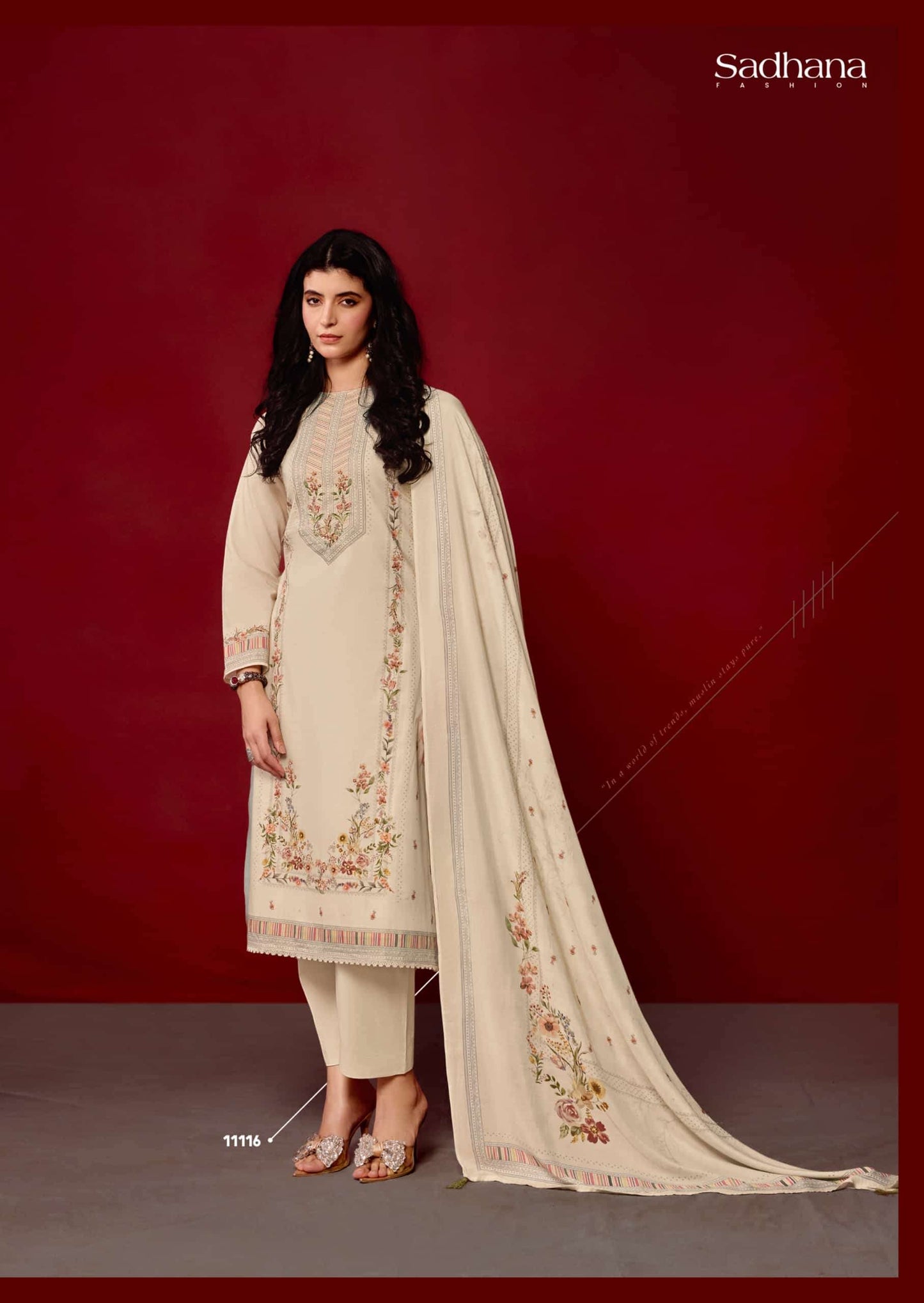 Sadhana Fashion Rosalina Milanz Cotton Dress Material - Amrah Wholesale