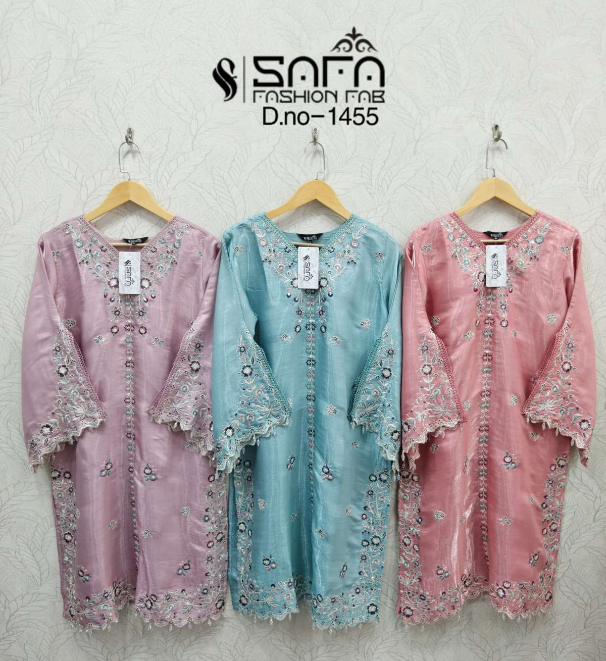 Safa Fashion Fab SF 1455 Stitched Pakistani Suit Set - Amrah Wholesale