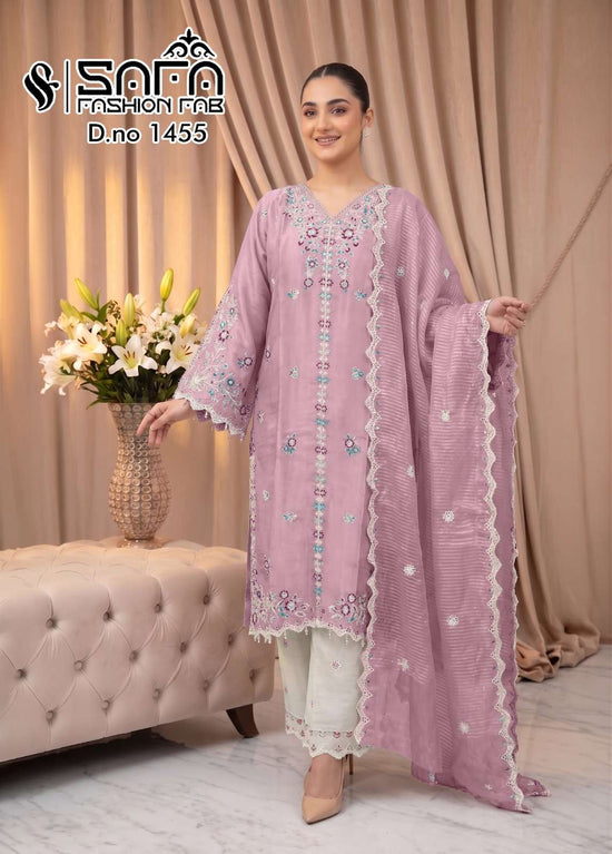 Safa Fashion Fab SF 1455 Stitched Pakistani Suit Set - Amrah Wholesale