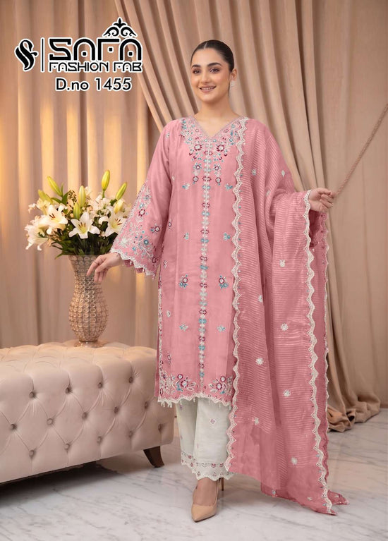 Safa Fashion Fab SF 1455 Stitched Pakistani Suit Set - Amrah Wholesale