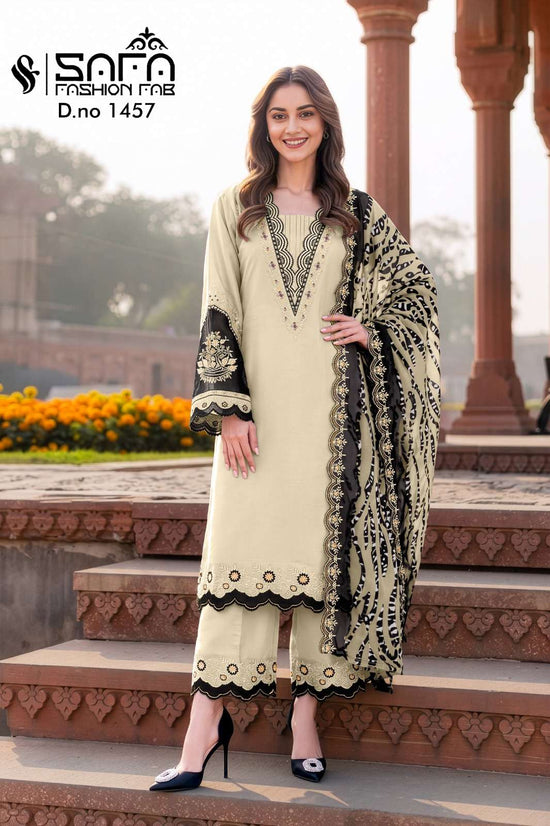 Safa Fashion Fab SF 1457 Soft Fabric Pakistani Suit Set - Amrah Wholesale