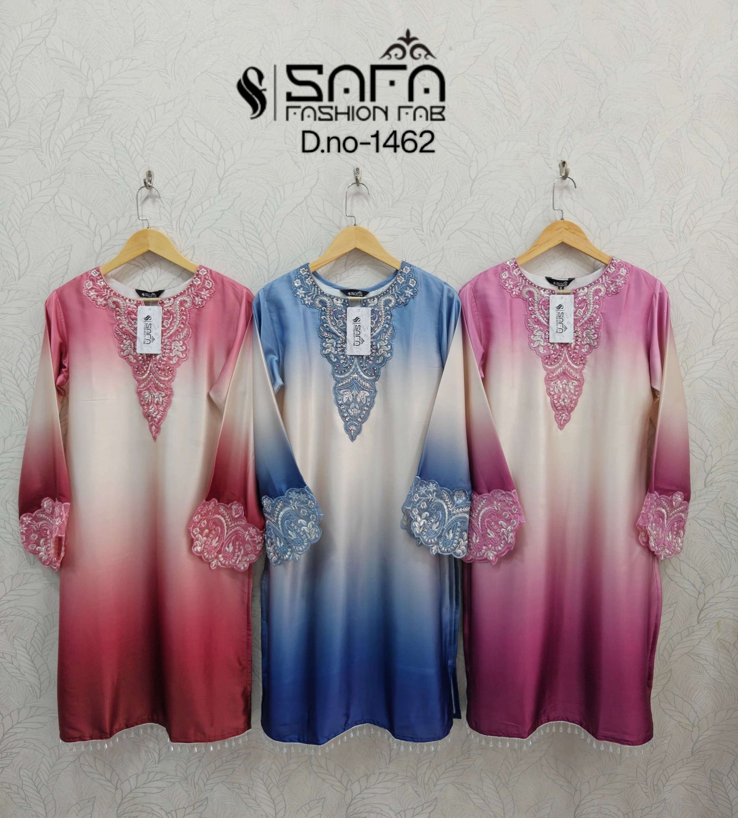 Safa Fashion Fab SF 1462 Heavy Soft Fabric Farshi Salwar Style Pakistani Suit - Amrah Wholesale
