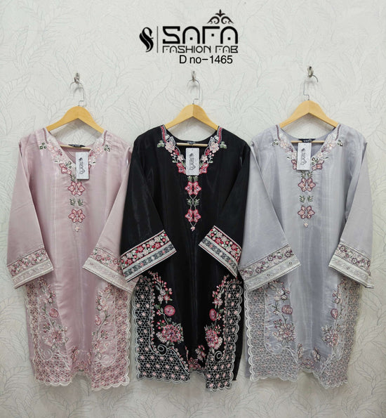 Safa Fashion Fab SF 1465 Pakistani Readymade Suit Set - Amrah Wholesale