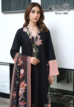 Safa Fashion Fab SF 1484 Stitched Pakistani Suit Set - Amrah Wholesale