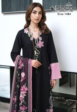 Safa Fashion Fab SF 1484 Stitched Pakistani Suit Set - Amrah Wholesale