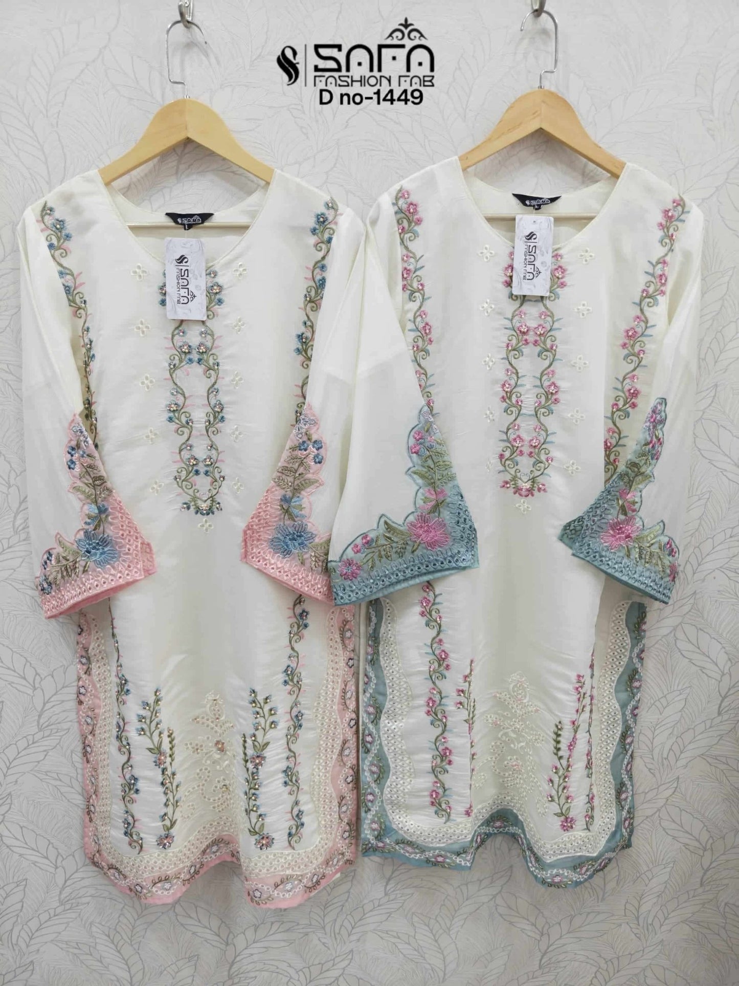 Safa Fashion SF 1449 Soft Mal Designer Pakistani Suit Set - Amrah Wholesale
