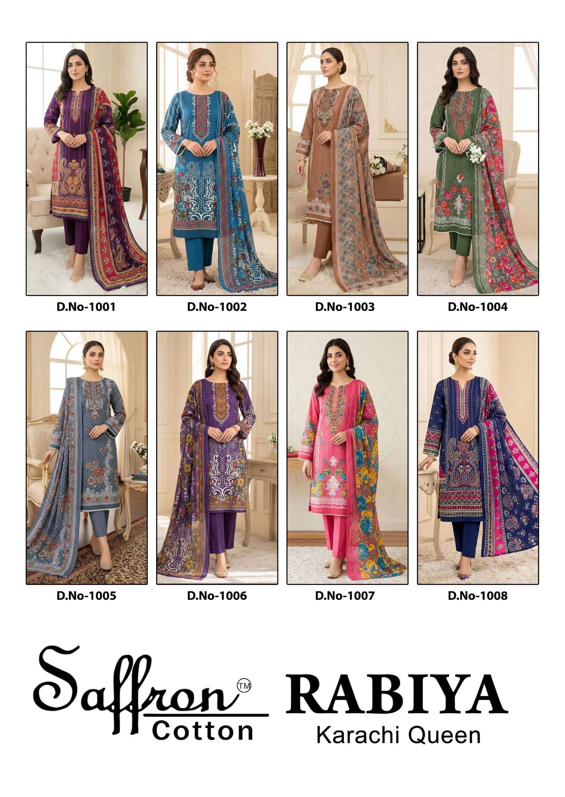 Saffron Rabiya Karachi Queen Vol - 01 - Amrah Wholesale
