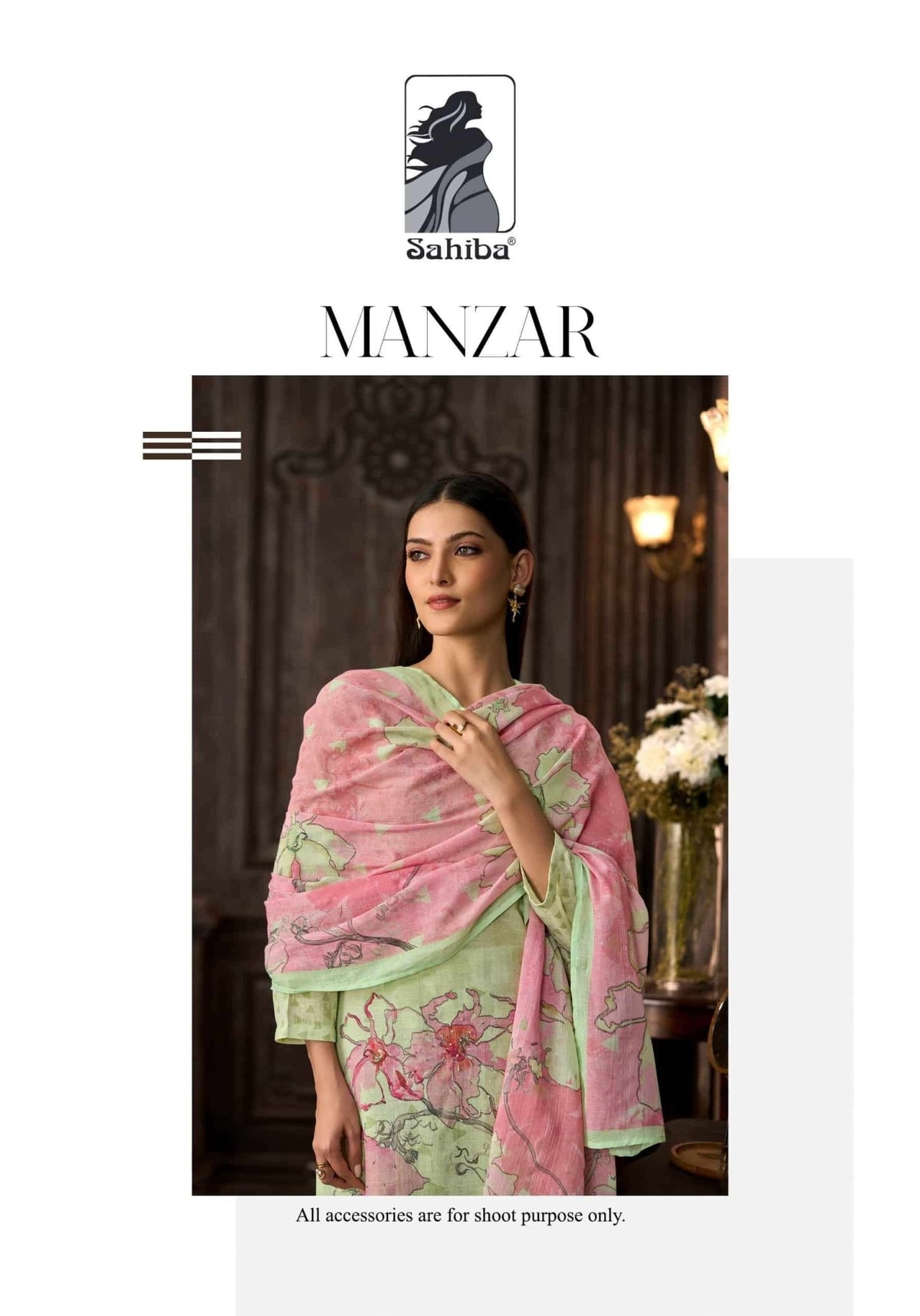 Sahiba Manzar Pure Cotton Linen Dress Material - Amrah Wholesale