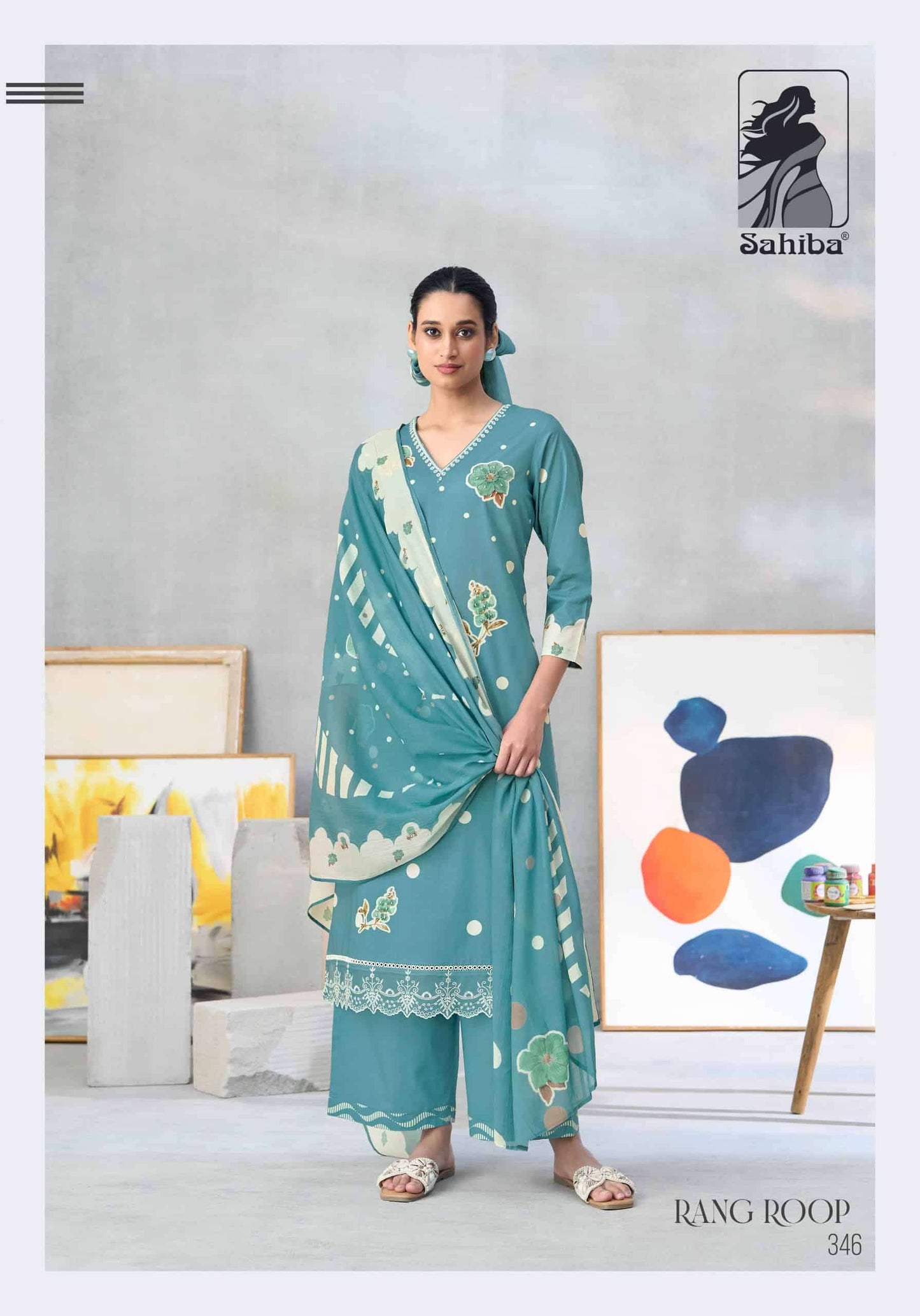 Sahiba Rang Roop Cotton Salwar Suit Set - Amrah Wholesale