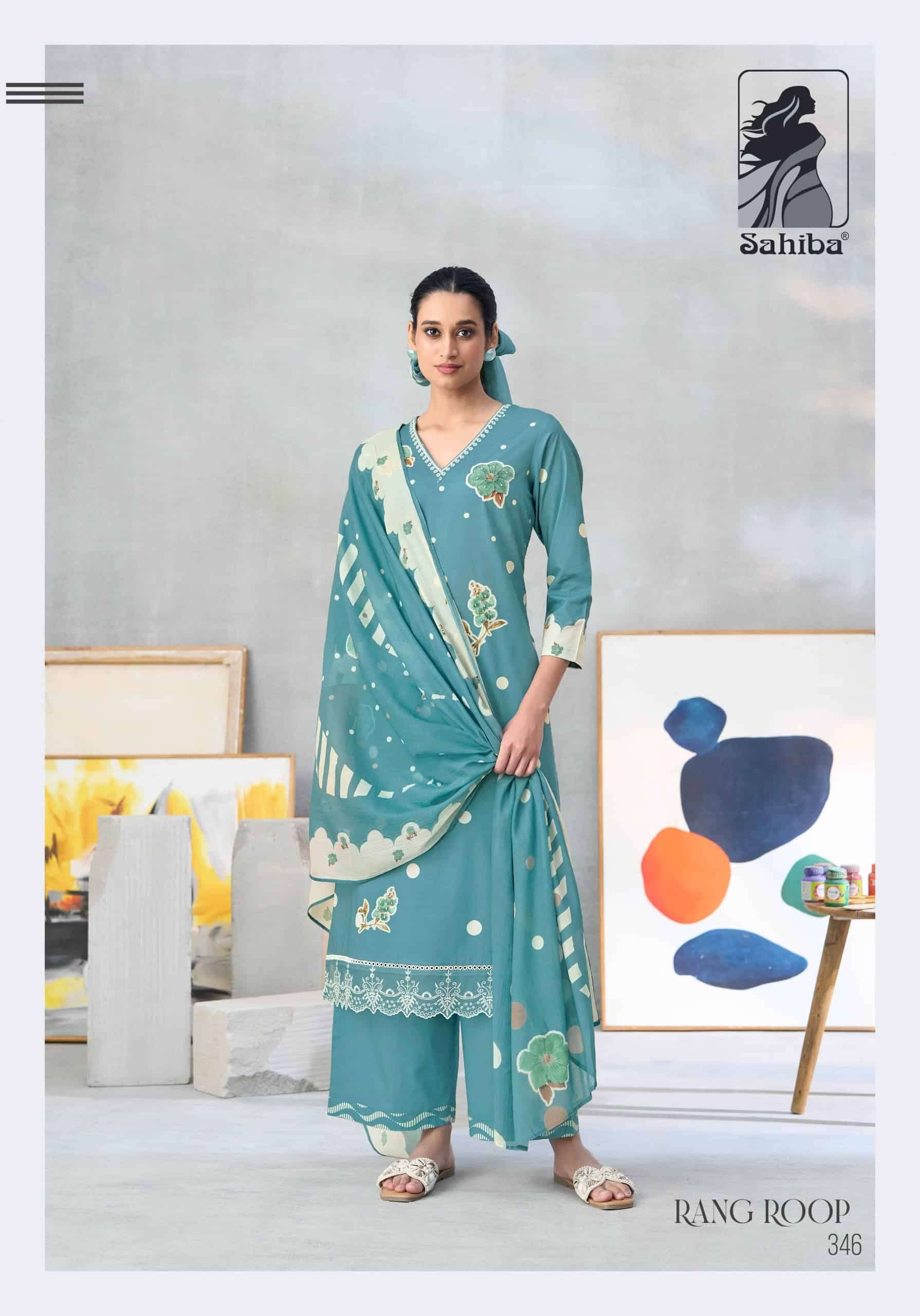 Sahiba Rang Roop Cotton Salwar Suit Set - Amrah Wholesale