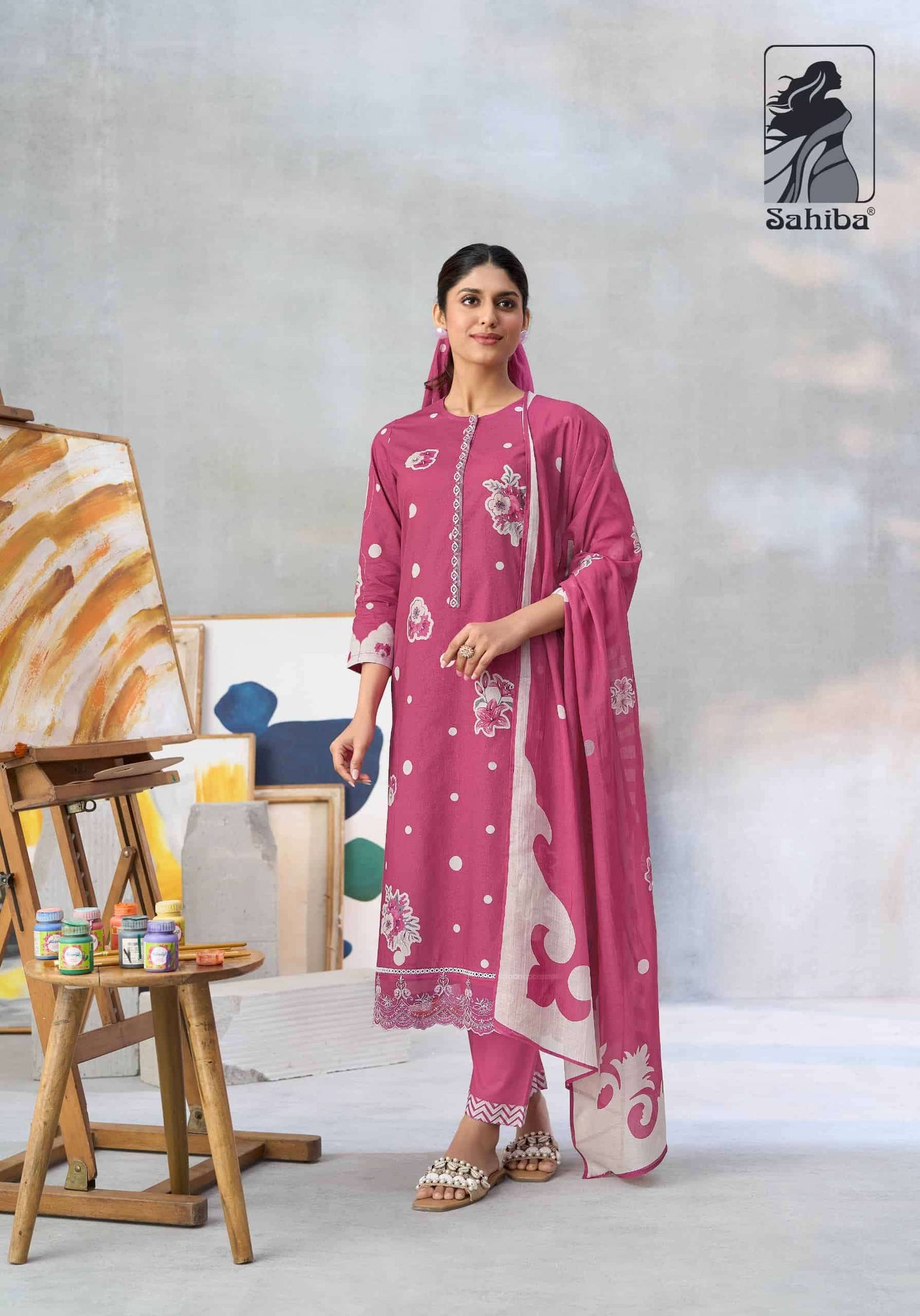 Sahiba Rang Roop Cotton Salwar Suit Set - Amrah Wholesale