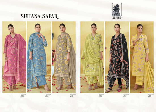 Sahiba Suhana Safar Dress Material Wholesale Catalogue