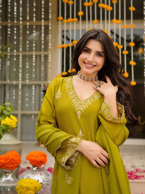 Sahiba Vol 1 Kurti Pant Dupatta Set - Amrah Wholesale