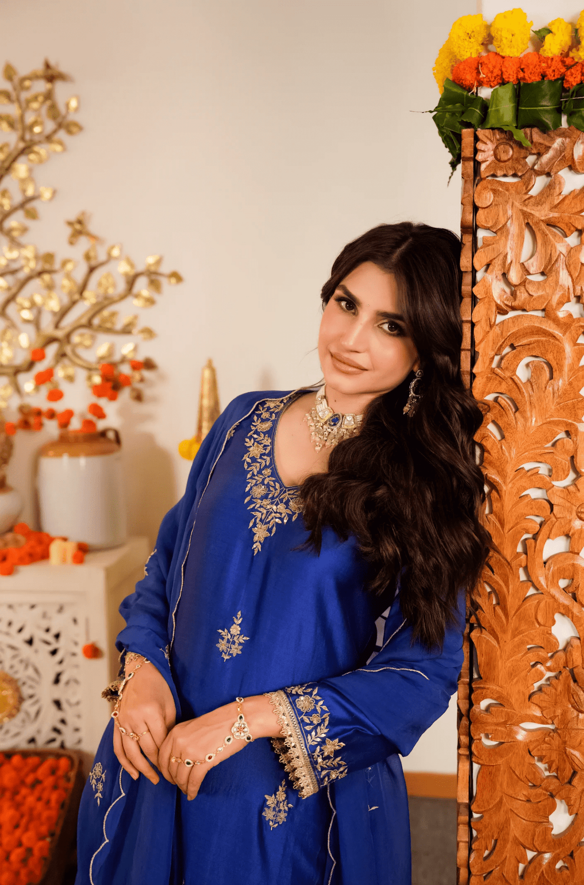 Sahiba Vol 1 Kurti Pant Dupatta Set - Amrah Wholesale