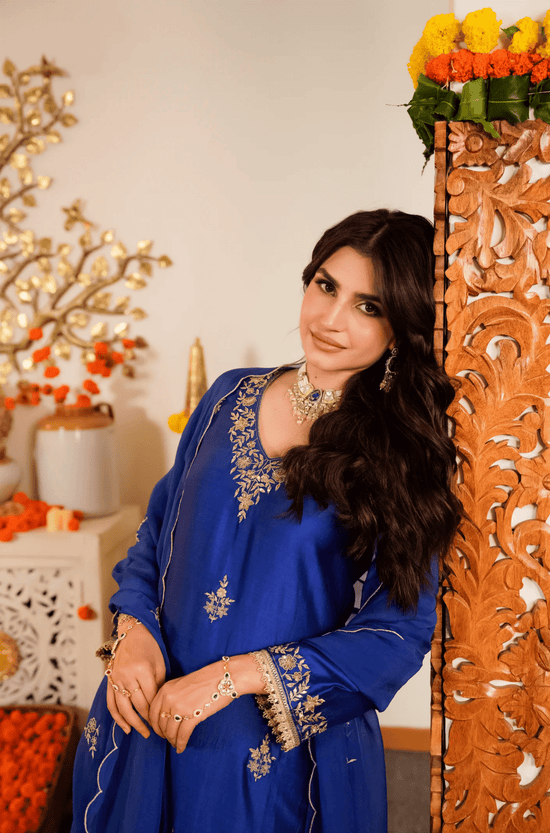 Sahiba Vol 1 Kurti Pant Dupatta Set - Amrah Wholesale