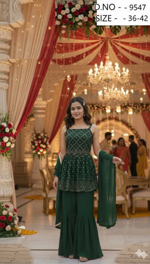 Saiyaara Sharara Set 9547