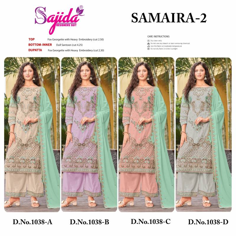 Sajida Samaira 1038 A to D