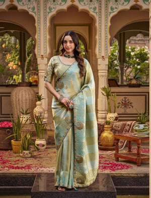 Sajode Siddhi 106 to 115 Series Fancy Embroidery Saree