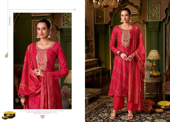 Salvi Fashion Sarah Festive Plus Modal Denting Slub Coding Suit Set