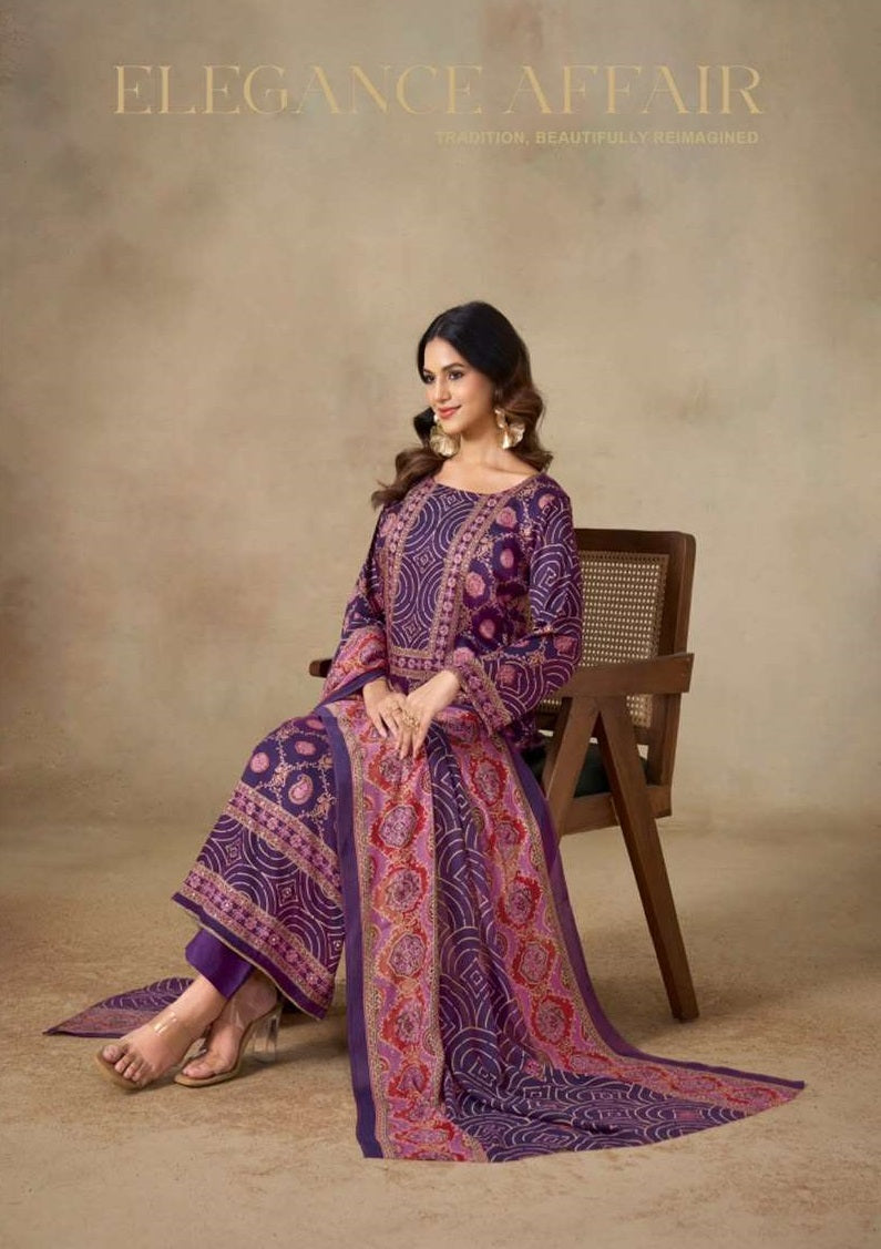 Salvi Fashion Suvarna Vol 2 Gajji Silk Handwork Suit Set