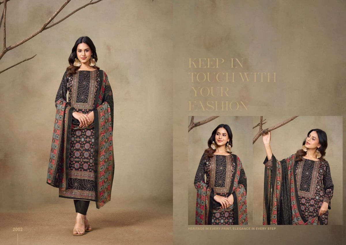 Salvi Fashion Suvarna Vol 2 Gajji Silk Handwork Suit Set