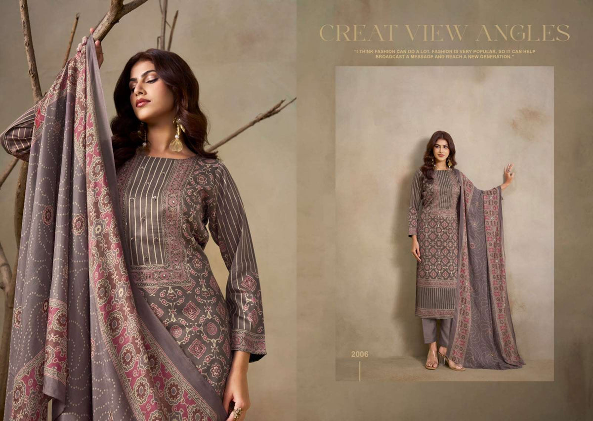 Salvi Fashion Suvarna Vol 2 Gajji Silk Handwork Suit Set
