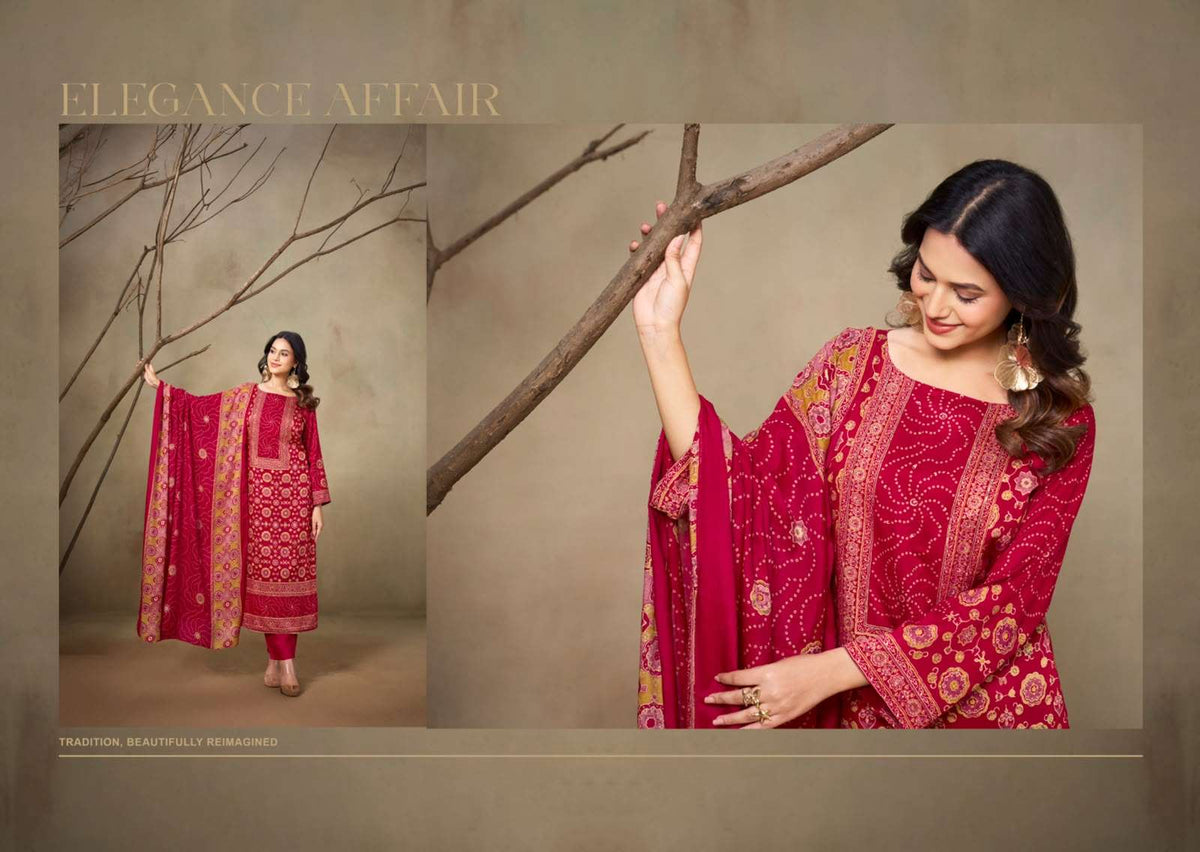 Salvi Fashion Suvarna Vol 2 Gajji Silk Handwork Suit Set