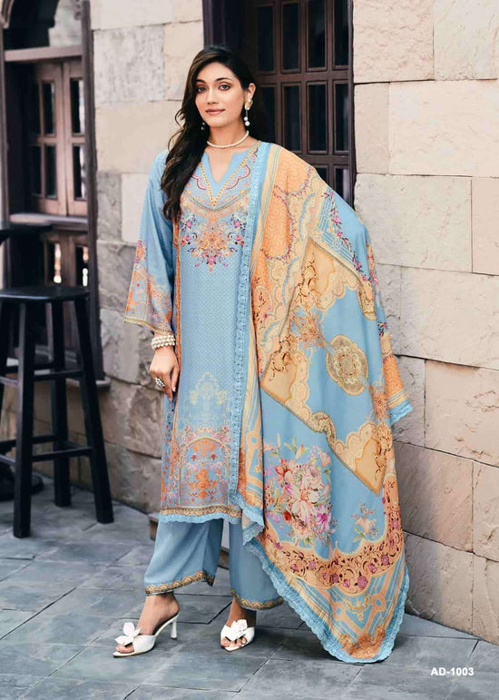 Sanaz Andaaz Viscose Pashmina Digital Printed Pakistani Suit