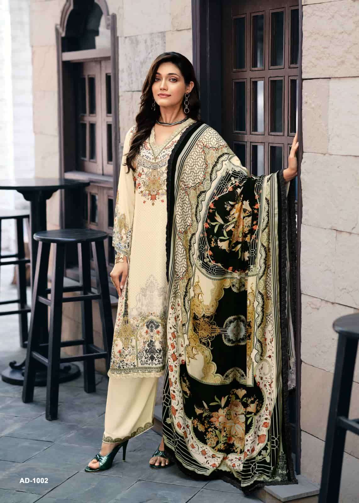 Sanaz Andaaz Viscose Pashmina Digital Printed Pakistani Suit