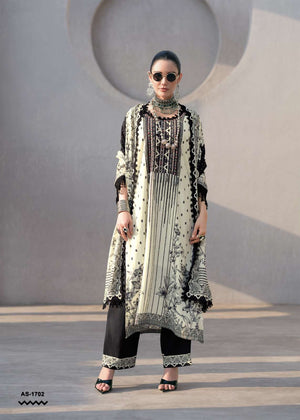 Sanaz Ash And Silk Viscose Muslin Dress Material - Amrah Wholesale