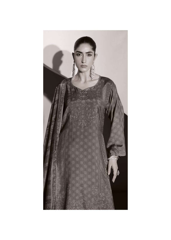 Sanaz Bagh Viscose Muslin Designer Dress Material - Amrah Wholesale