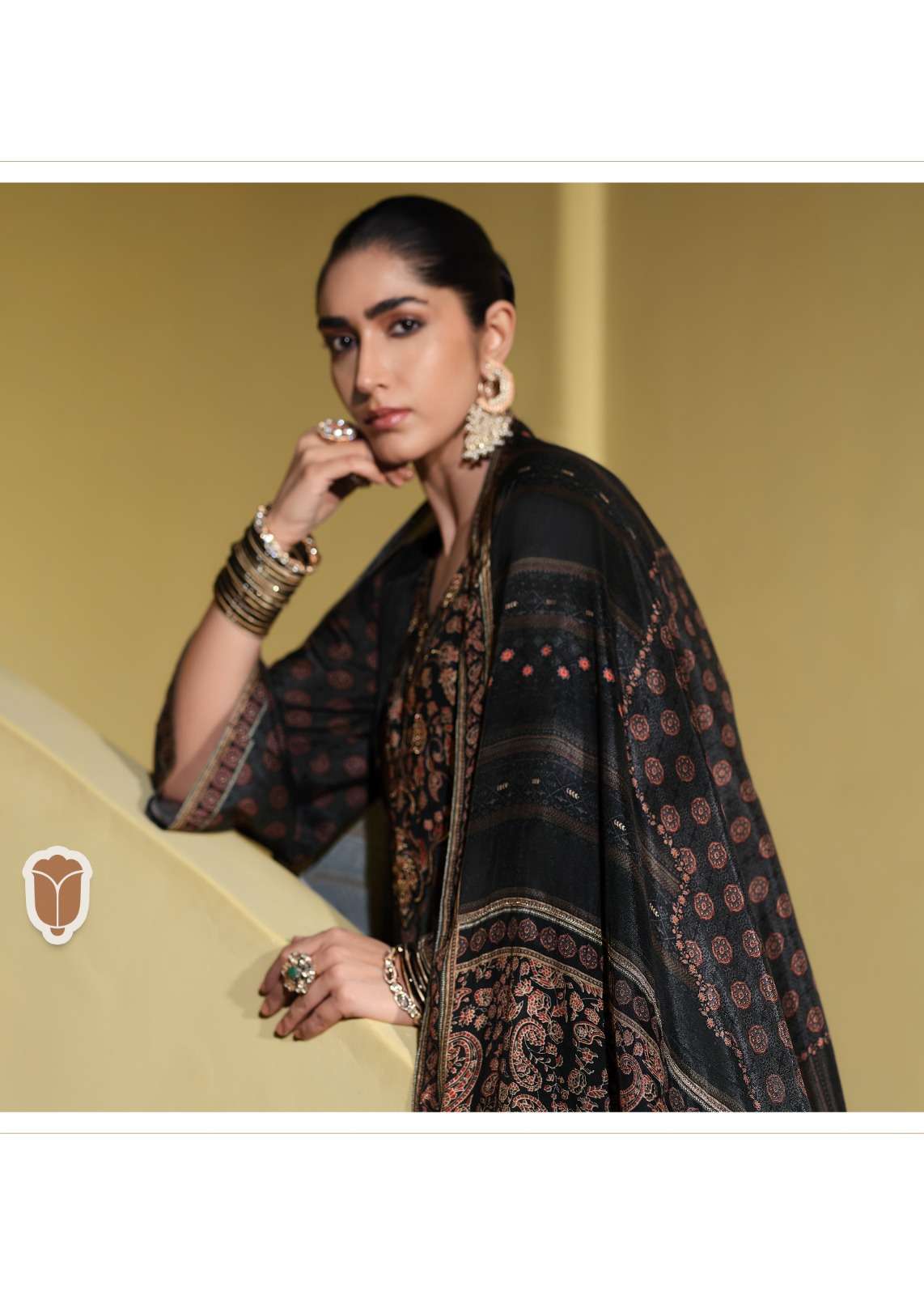 Sanaz Bagh Viscose Muslin Designer Dress Material - Amrah Wholesale