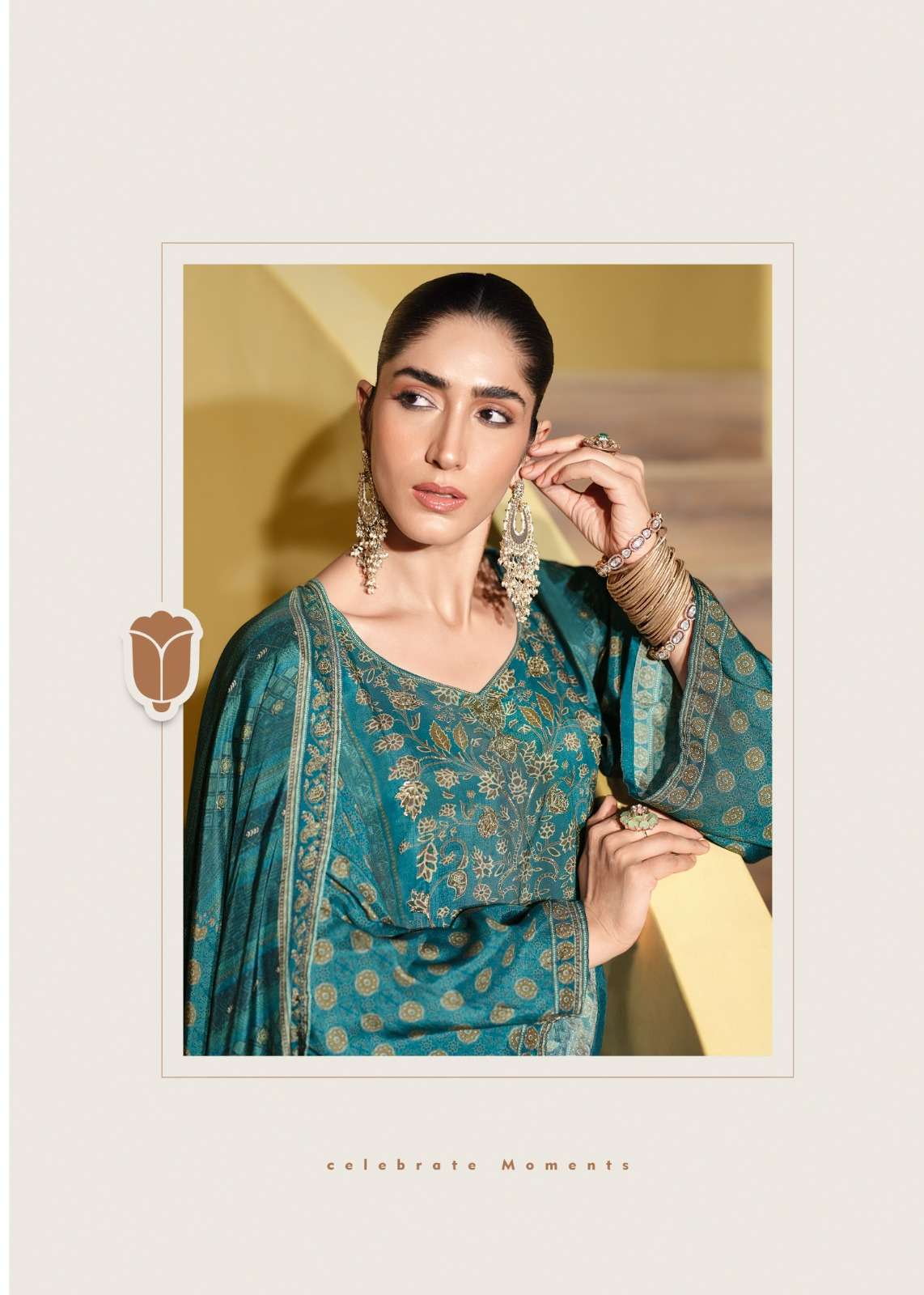 Sanaz Bagh Viscose Muslin Designer Dress Material - Amrah Wholesale