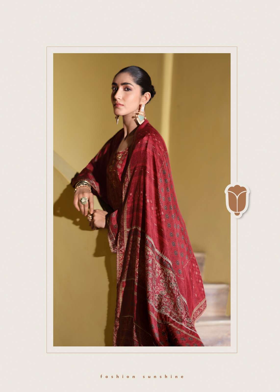 Sanaz Bagh Viscose Muslin Designer Dress Material