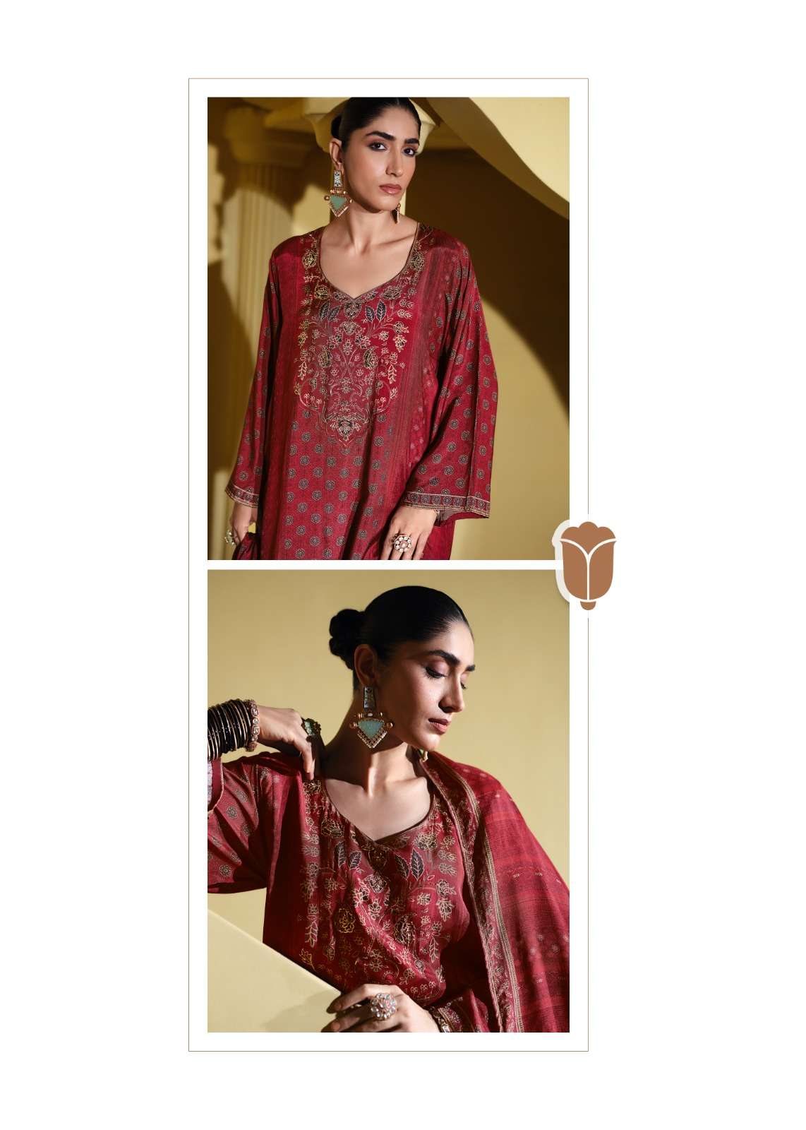 Sanaz Bagh Viscose Muslin Designer Dress Material