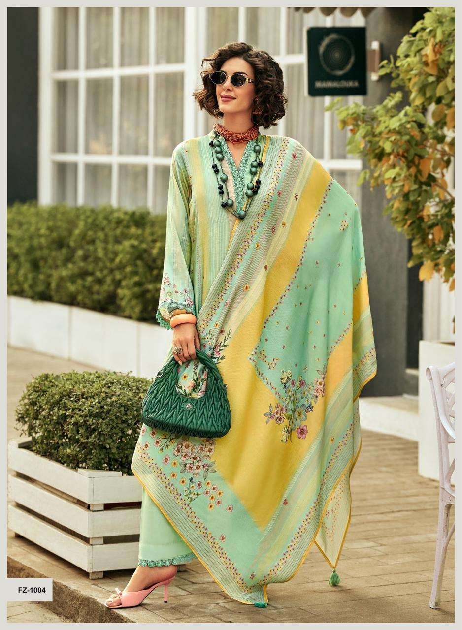 Sanaz Fizza Premium Viscose Muslin Dress Material - Amrah Wholesale
