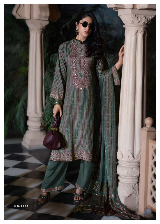 Sanaz Heritage Viscose Muslin Pakistani Suit - Amrah Wholesale