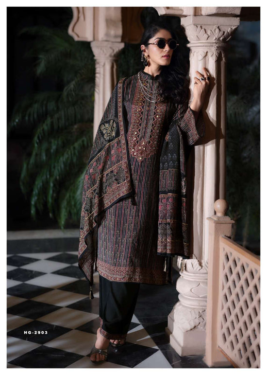 Sanaz Heritage Viscose Muslin Pakistani Suit - Amrah Wholesale