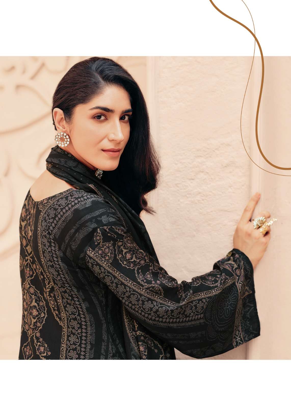 Sanaz Jahaan Viscose Muslin Designer Unstitched Dress Material