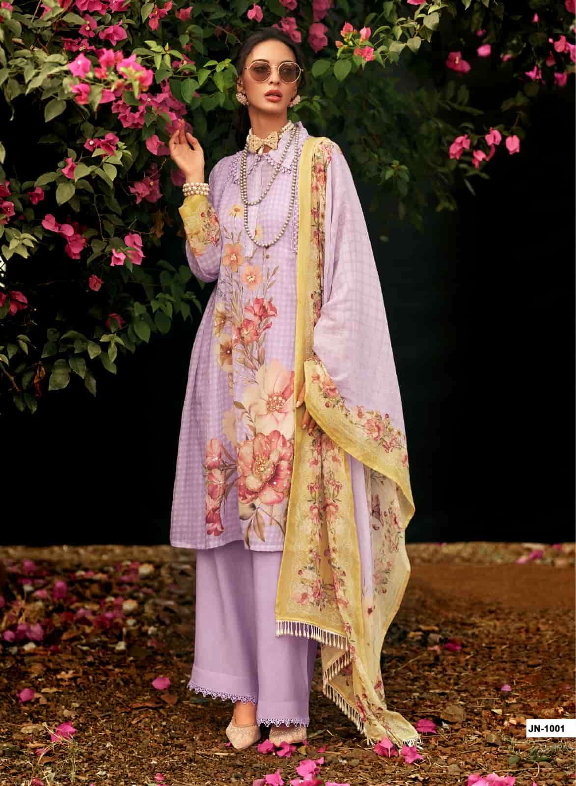 Sanaz Jansoor Viscose Mul Digital Printed Dress Material - Amrah Wholesale