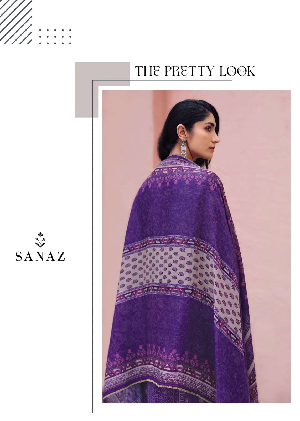 Sanaz Karigari Viscose Muslin Designer Dress Material - Amrah Wholesale