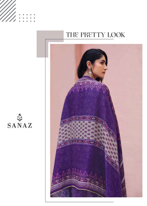 Sanaz Karigari Viscose Muslin Designer Dress Material - Amrah Wholesale