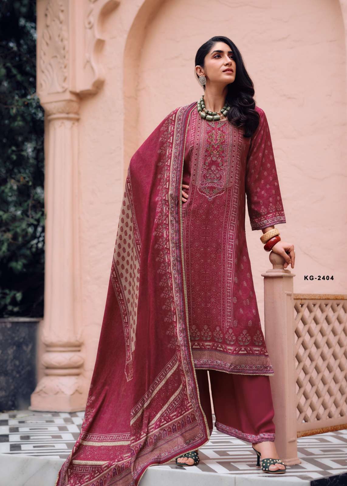 Sanaz Karigari Viscose Muslin Designer Dress Material - Amrah Wholesale